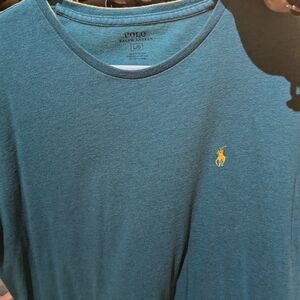 Men's Polo tee shirt turquoise